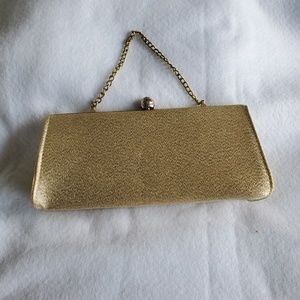 Vintage Gold clutch purse
